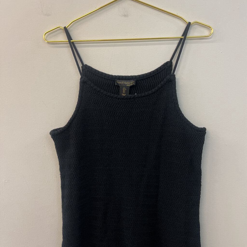 House of Harlow Black Knit Maxi Dress Large