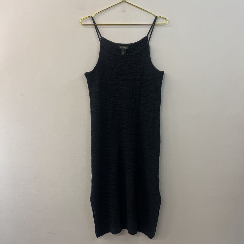House of Harlow Black Knit Maxi Dress Large