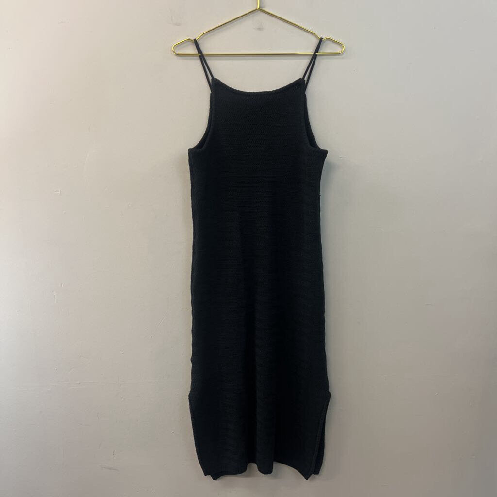 House of Harlow Black Knit Maxi Dress Large