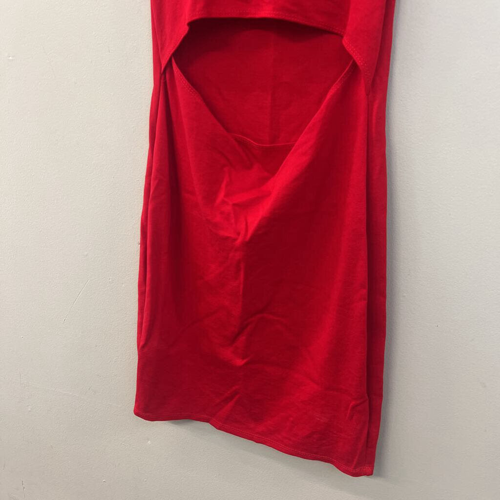 Rolla Coster Red Cut Out Front Tank Dress Medium