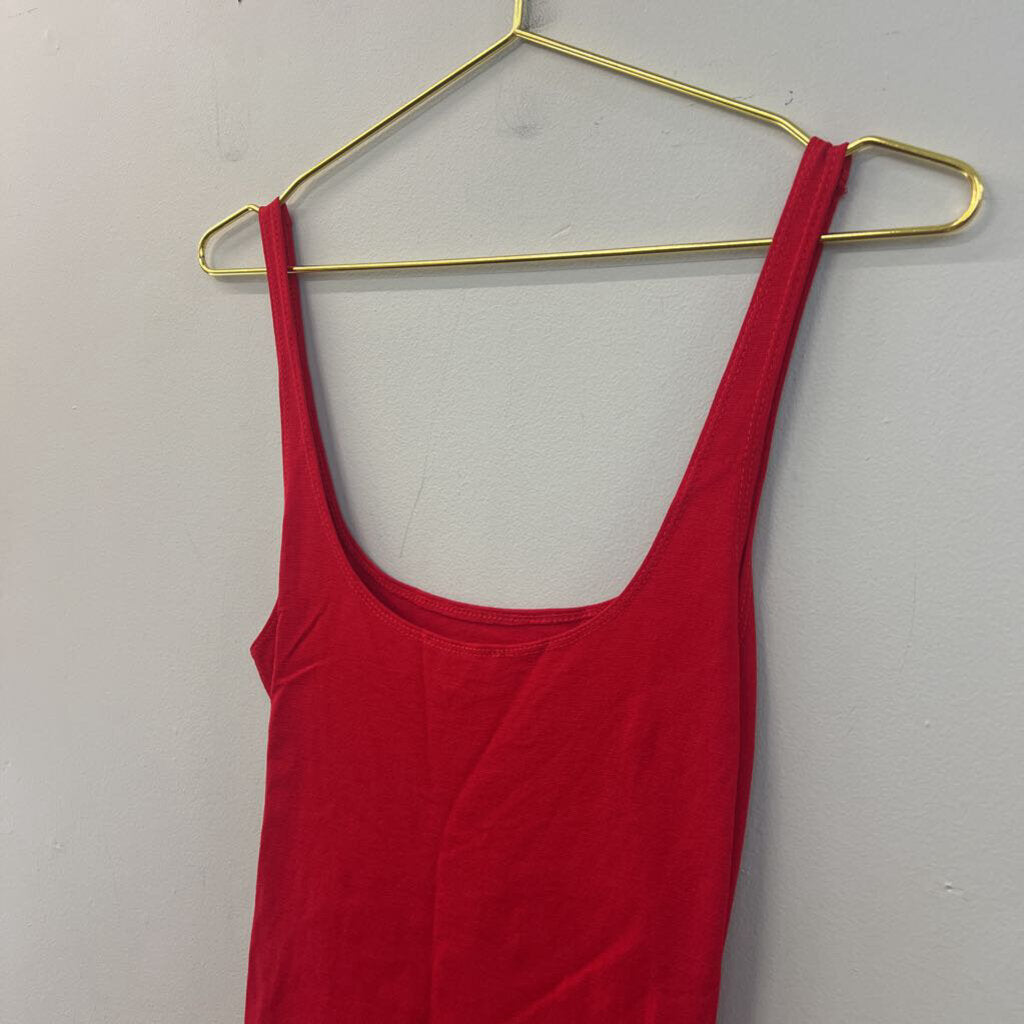 Rolla Coster Red Cut Out Front Tank Dress Medium