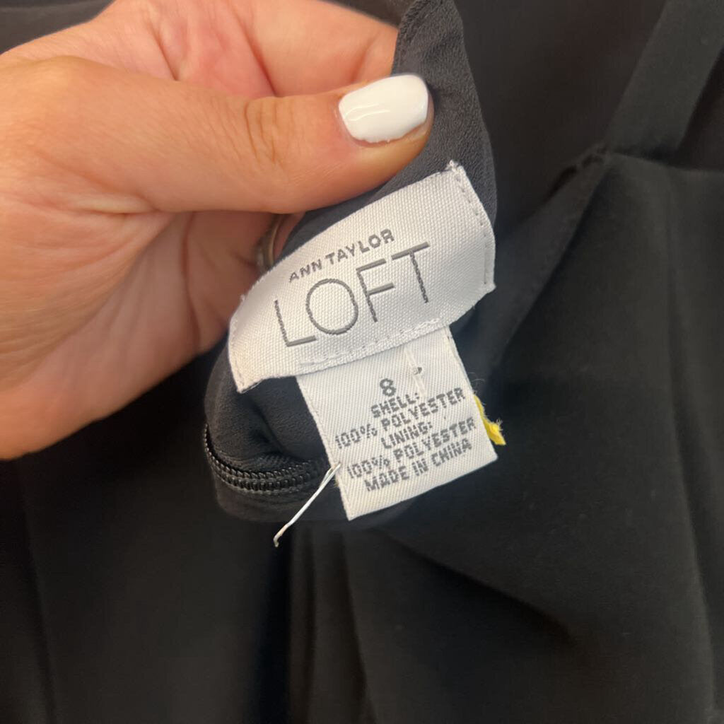 Loft Black Midi Dress 8