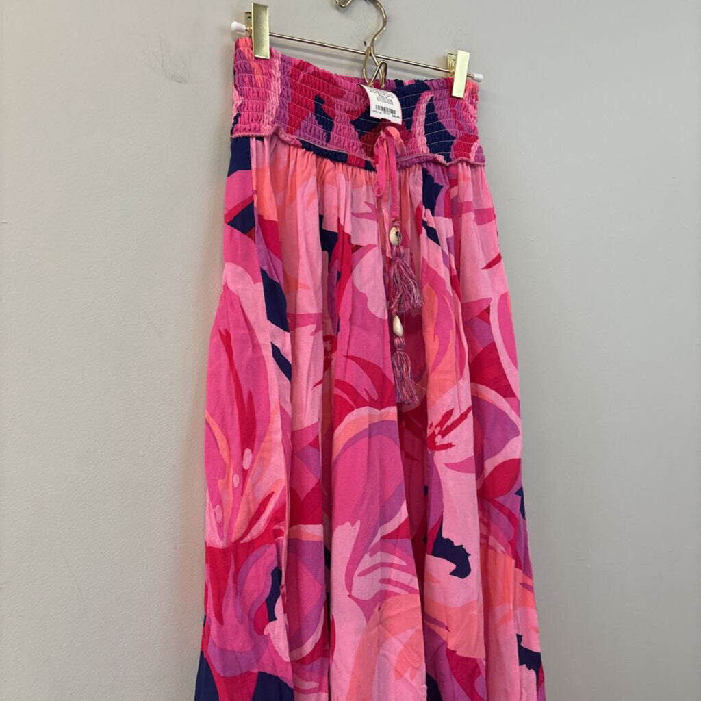 True Destinations Oversized Flower Print Pants Small