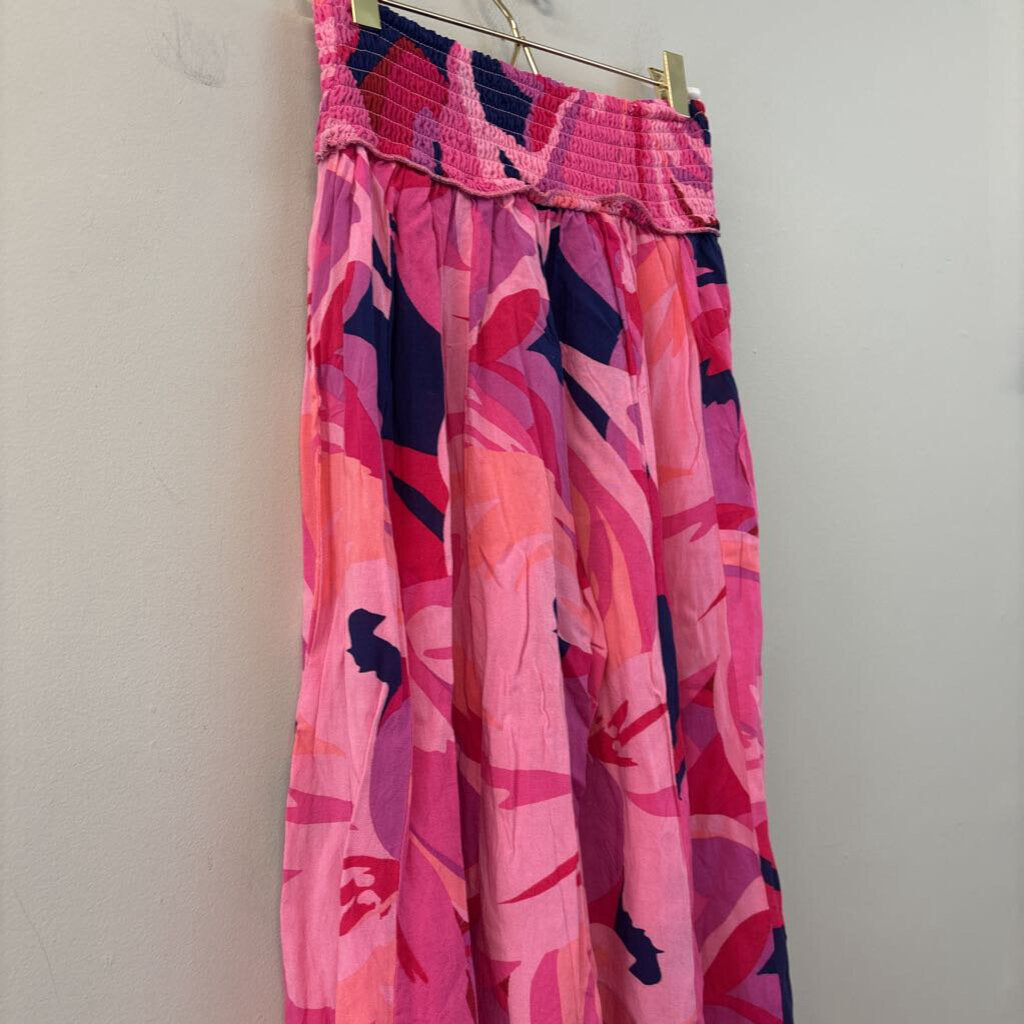 True Destinations Oversized Flower Print Pants Small