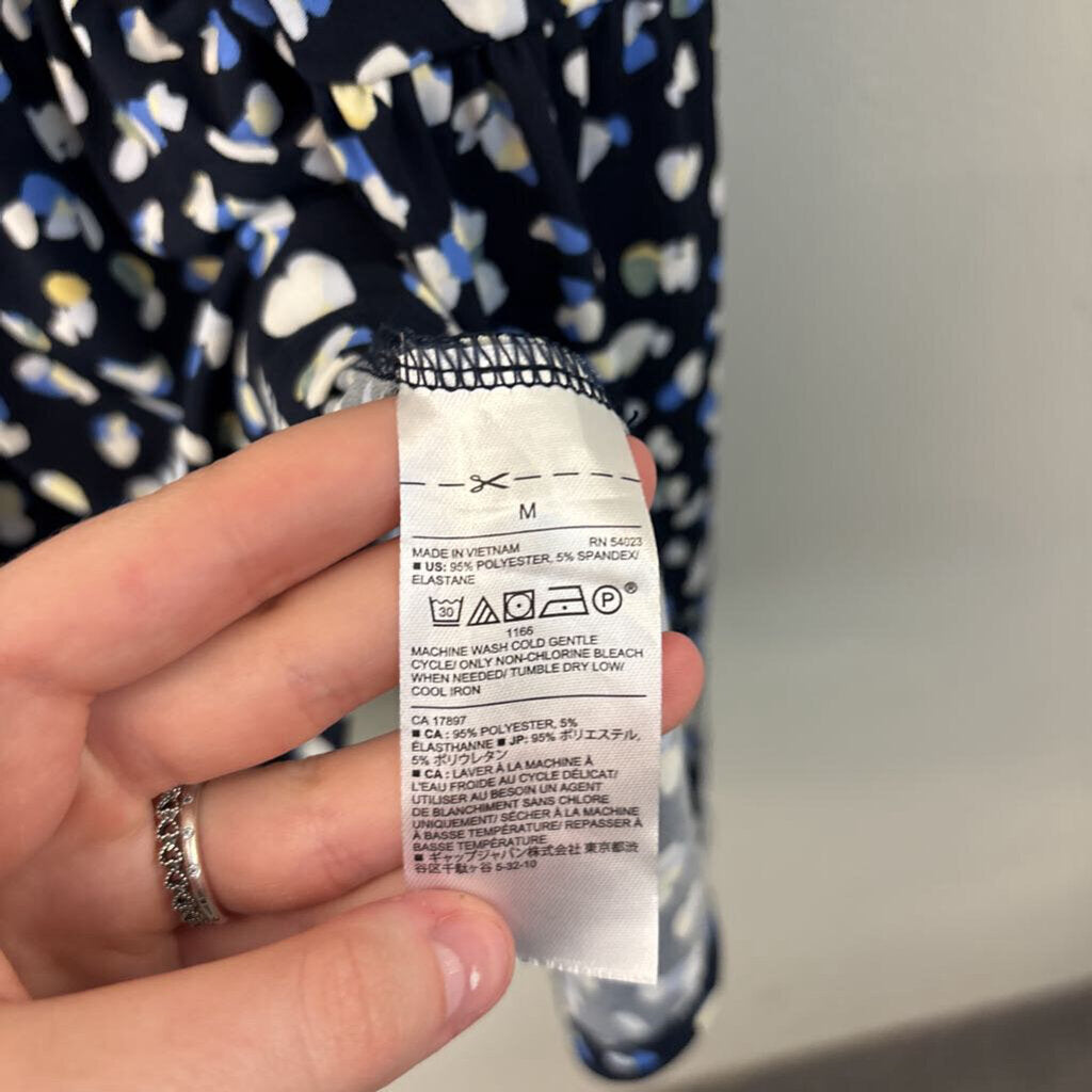 Banana Republic Printed High Neck Dress Medium