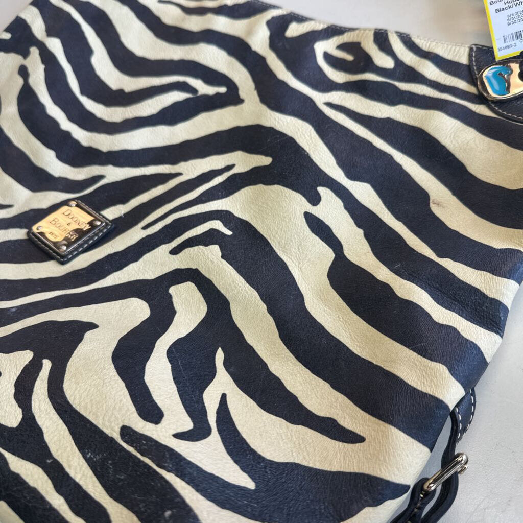 Dooney & Bourke Zebra Print Hobo Bag