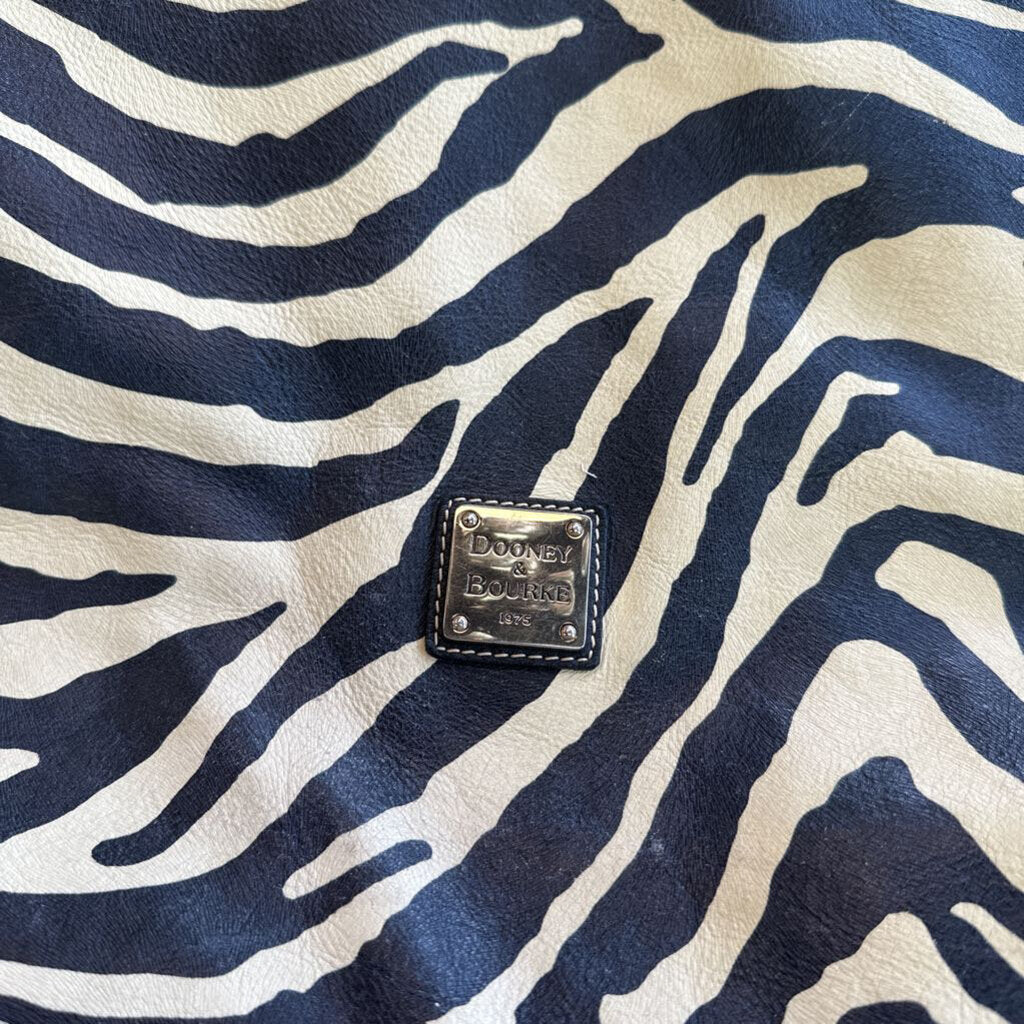 Dooney & Bourke Zebra Print Hobo Bag