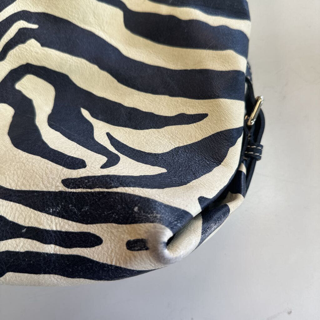 Dooney & Bourke Zebra Print Hobo Bag