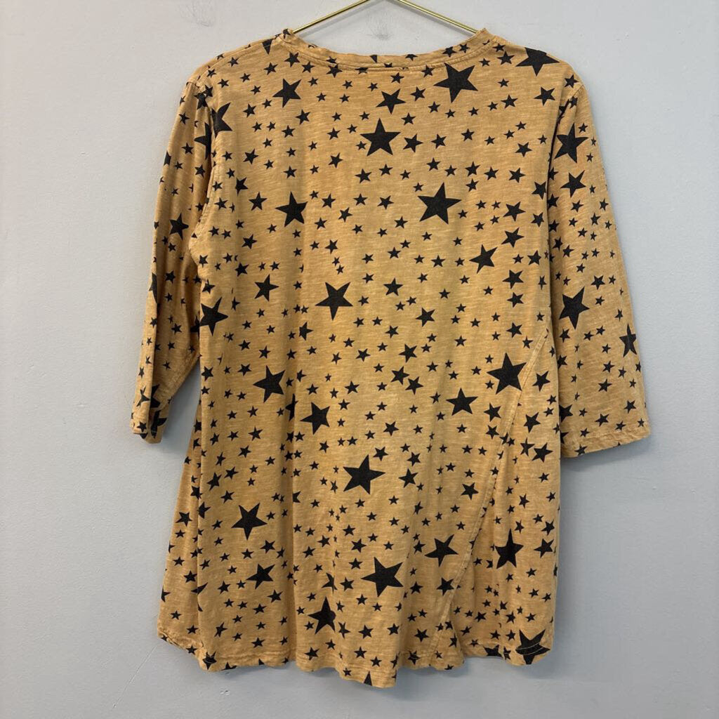 Paper Lace Star Hi-Low Short Sleeve Top Medium