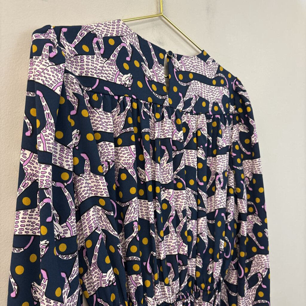 Kate Spade Panther Dot Dress Large