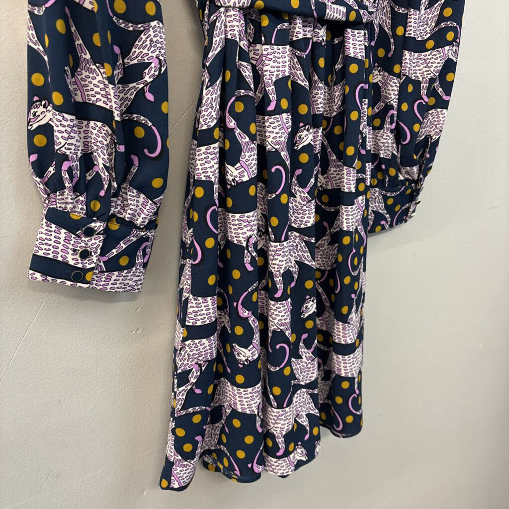 Kate Spade Panther Dot Dress Large