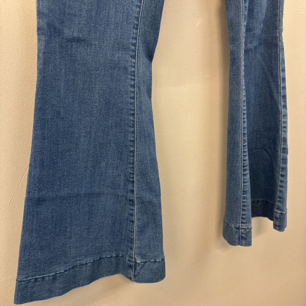 Flared Medium Wash Jeans Medium