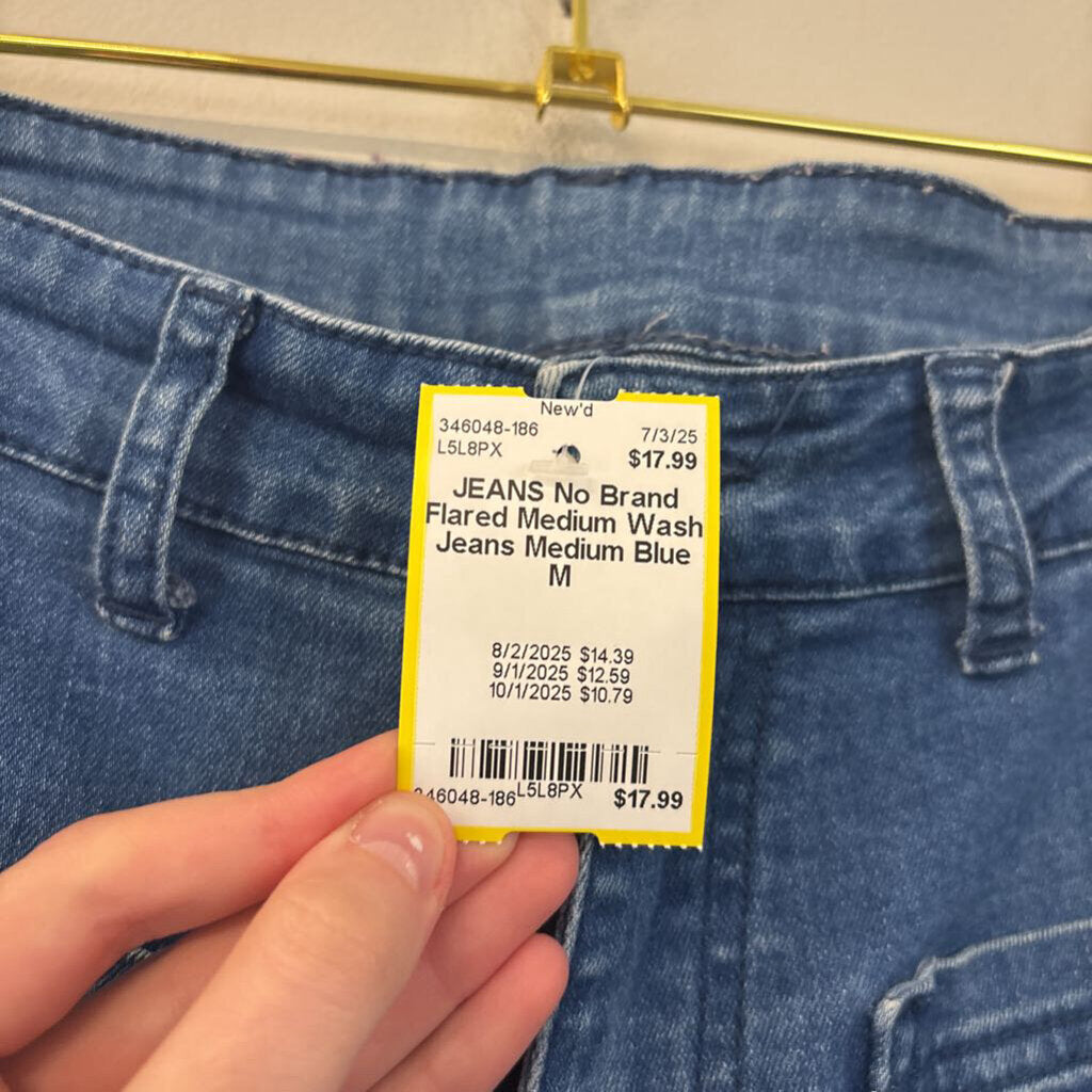 Flared Medium Wash Jeans Medium