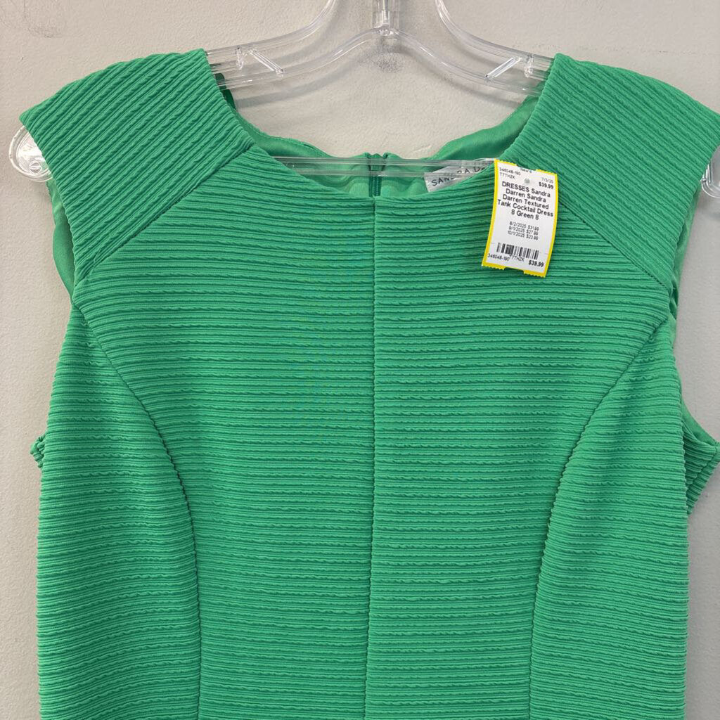 Sandra Darren Textured Tank Cocktail Dress 8