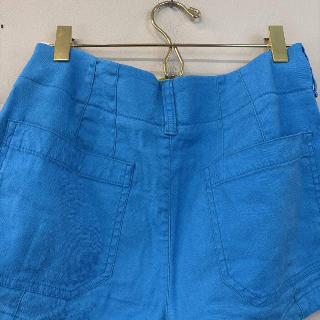 Maeve Colette Linen Blend Shorts 27