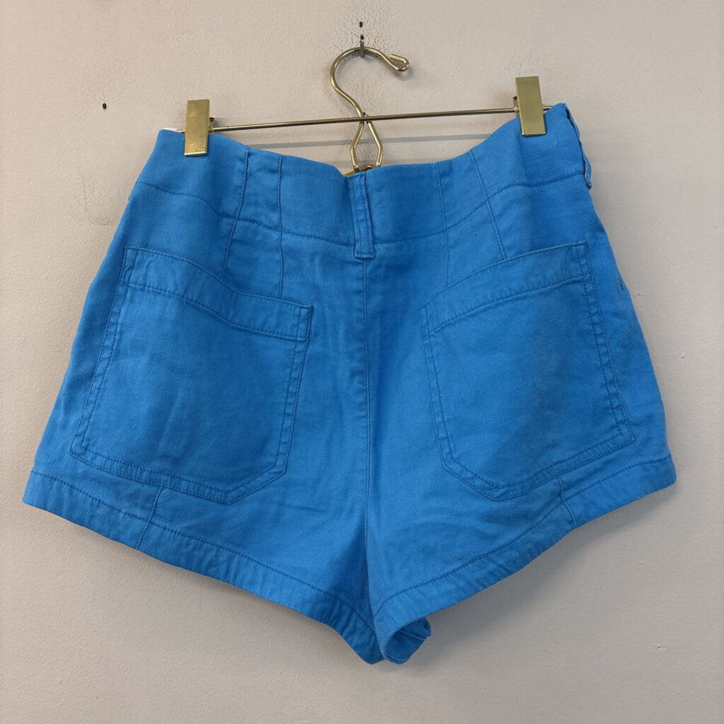Maeve Colette Linen Blend Shorts 27