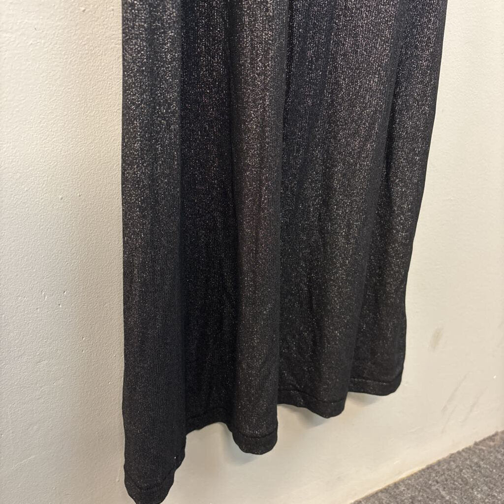 Skims Ribbed Metallic Stretch Maxi Dress 2X