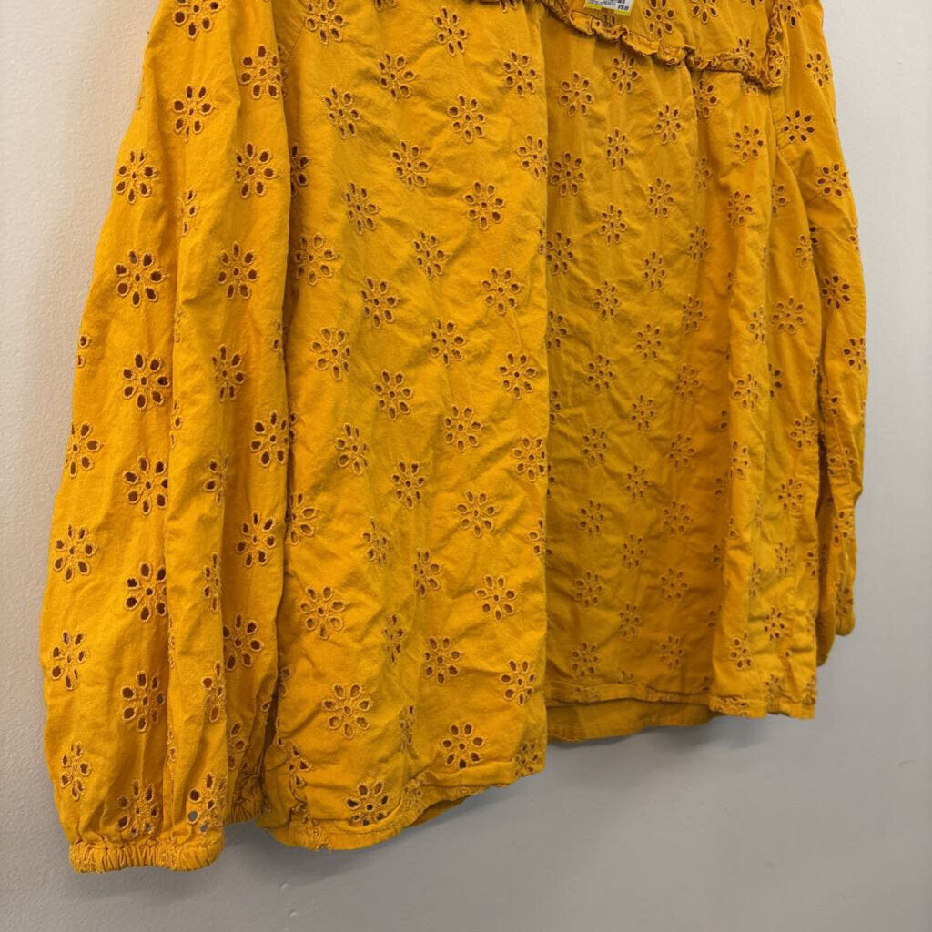 J. Crew Eyelet Long Sleeve Top Extra Large