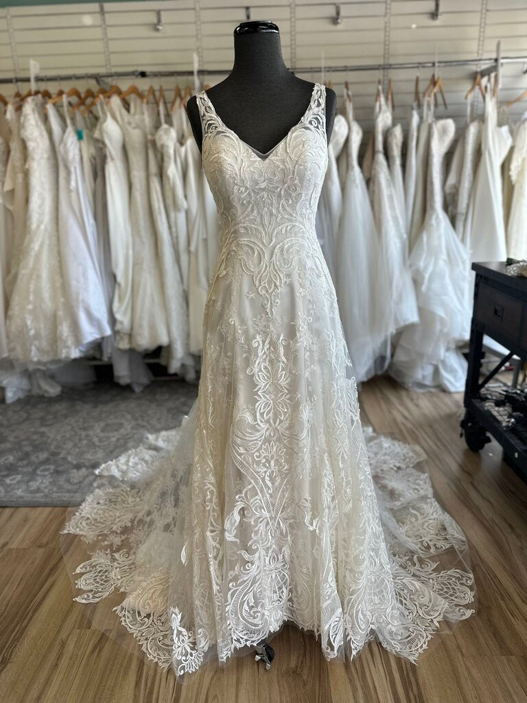 Casablanca 2370 Sequin Lace A-Line Bridal Gown 2