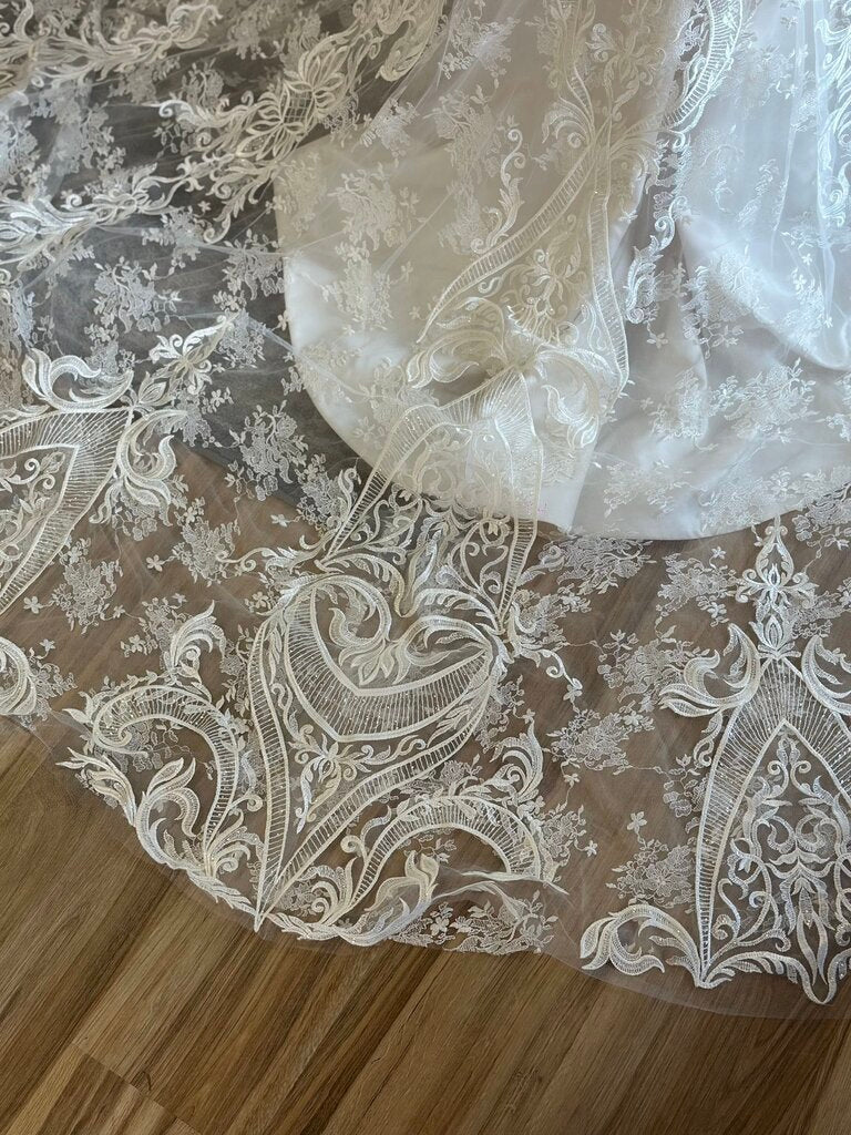 Casablanca 2370 Sequin Lace A-Line Bridal Gown 2