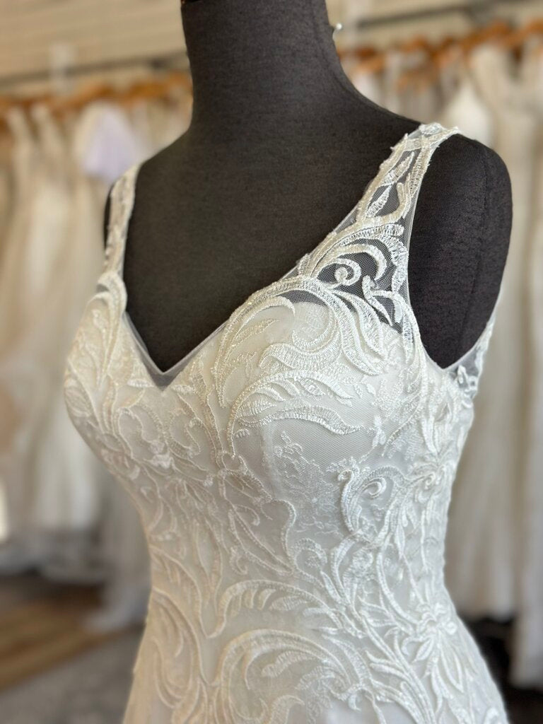 Casablanca 2370 Sequin Lace A-Line Bridal Gown 2