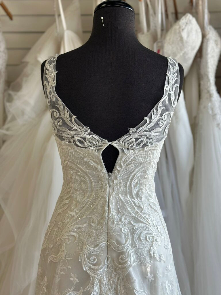 Casablanca 2370 Sequin Lace A-Line Bridal Gown 2