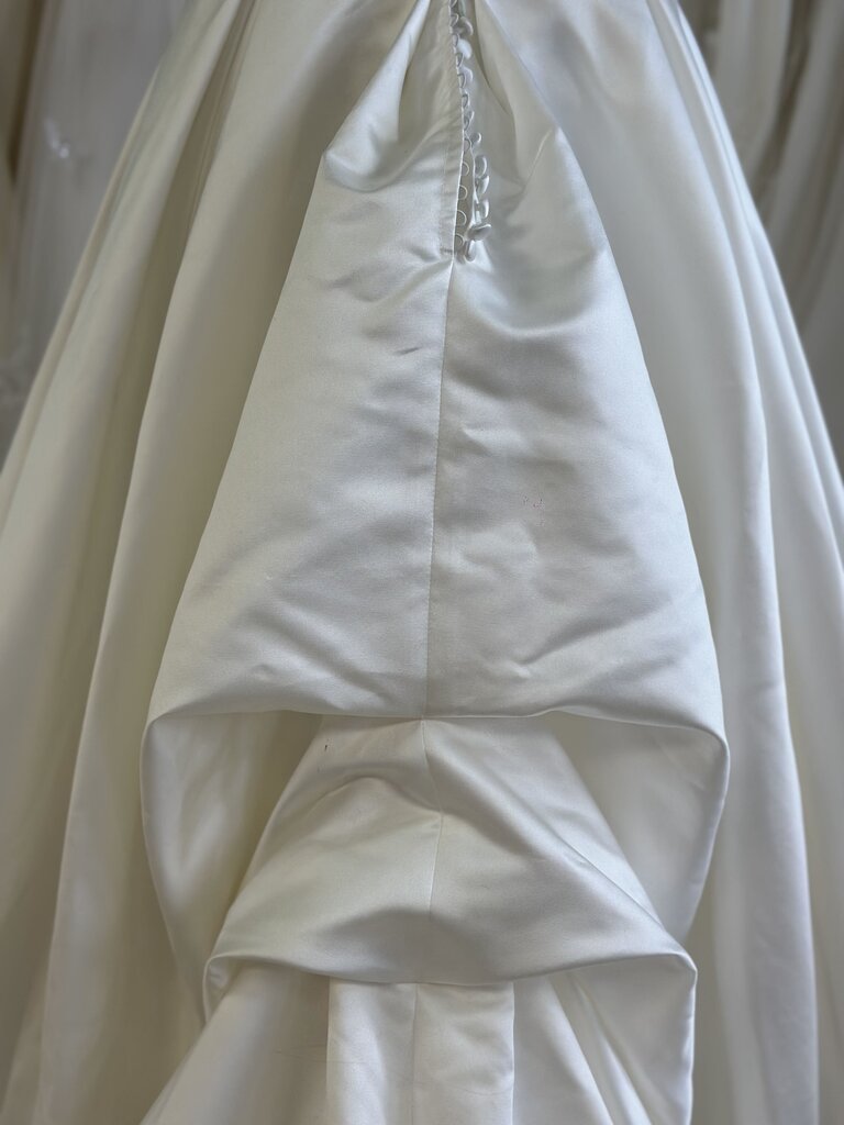 Jasmine Collection Ivory Off Shoulder A Line Bridal Gown 14