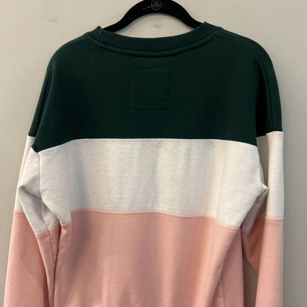 Klesis Land Color Block San Francisco Long Sleeve Pullover Small
