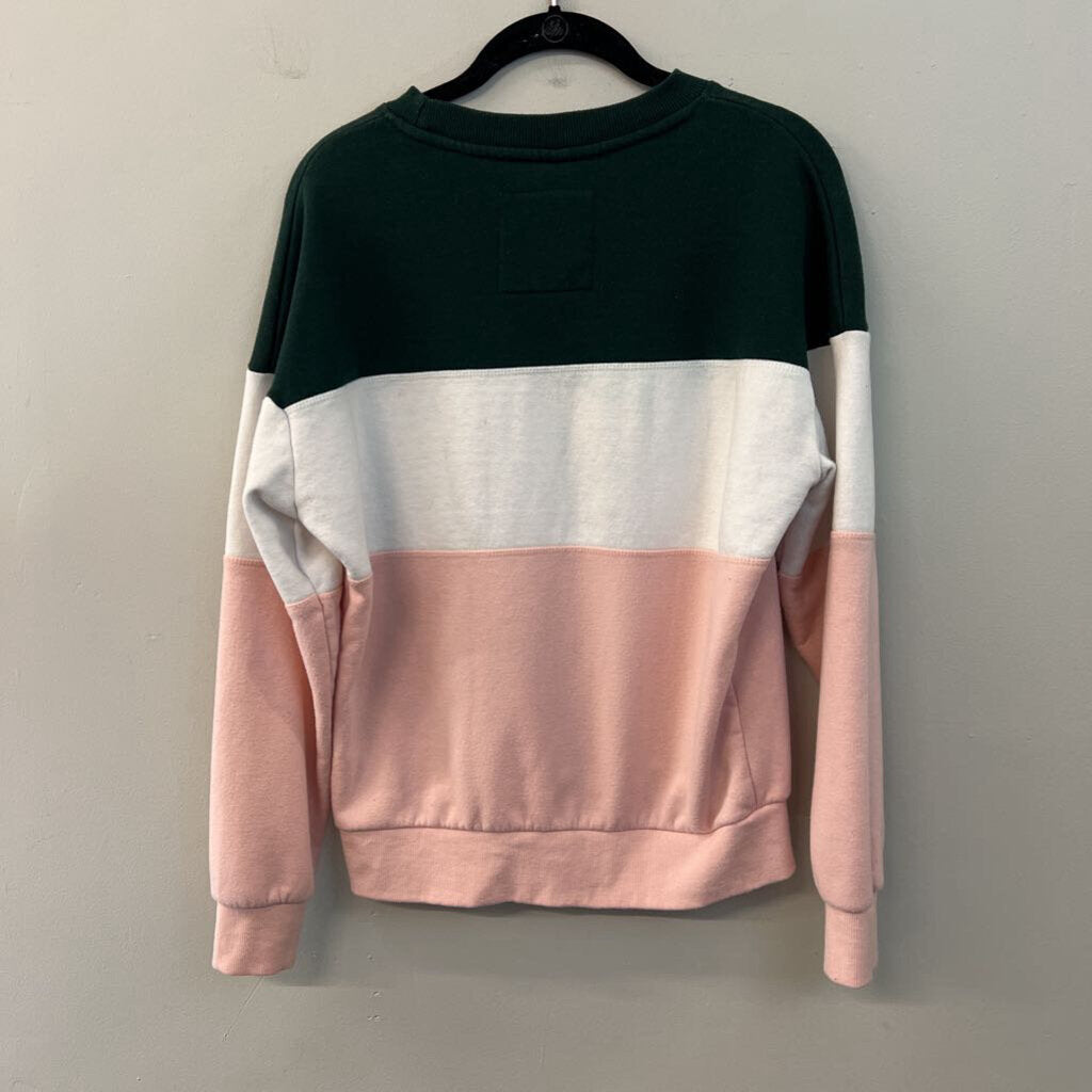 Klesis Land Color Block San Francisco Long Sleeve Pullover Small