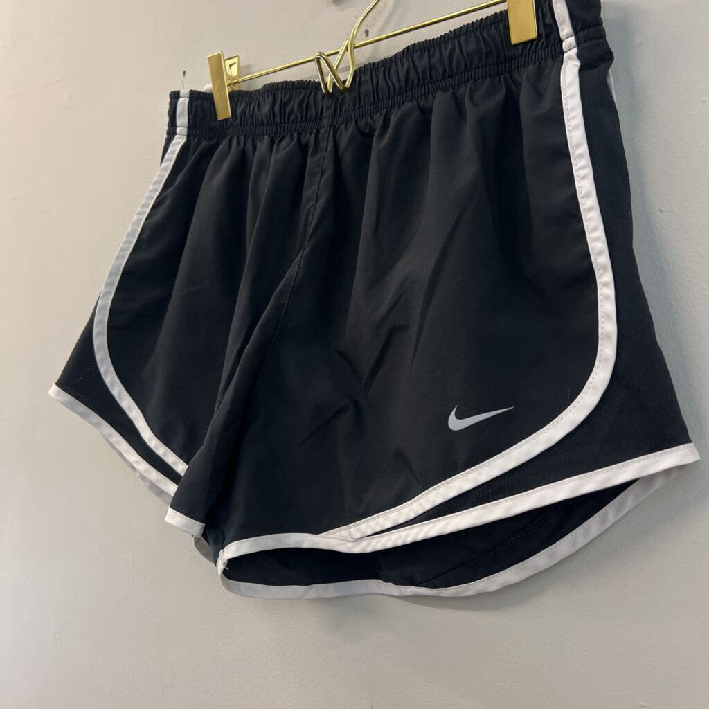 Nike Black/ White Athletic Shorts Large