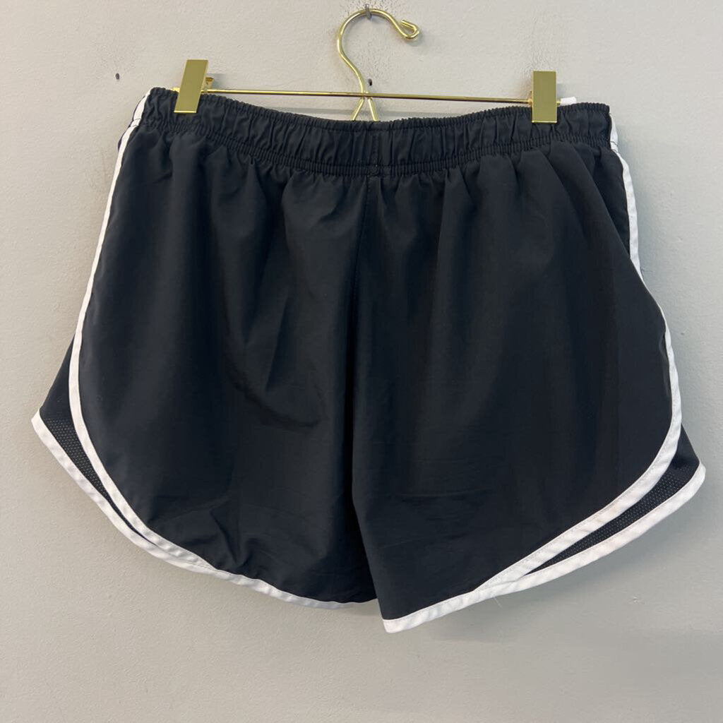 Nike Black/ White Athletic Shorts Large