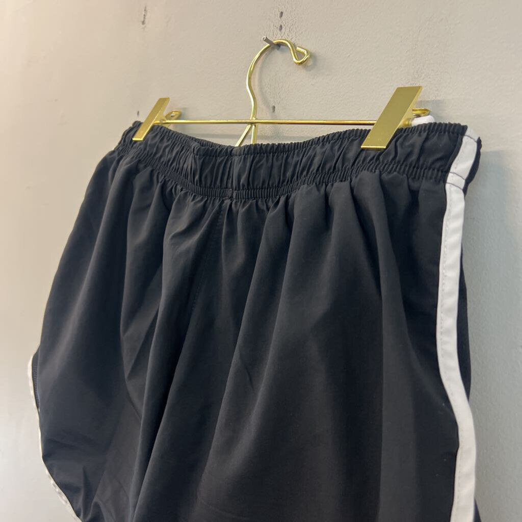 Nike Black/ White Athletic Shorts Large