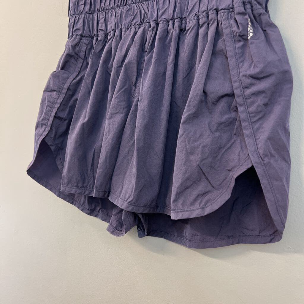 FP Movement Purple High Waisted Athletic Shorts Large