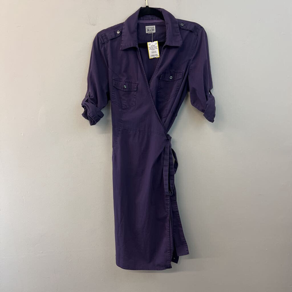 Converse One Star Purple Wrap Dress Large