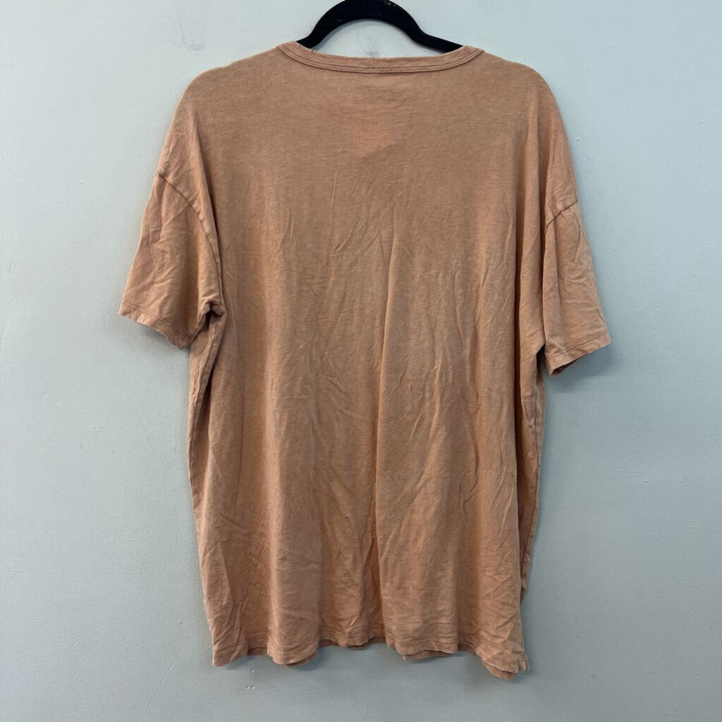 Aerie Brown Short Sleeve Slouchy Top Medium
