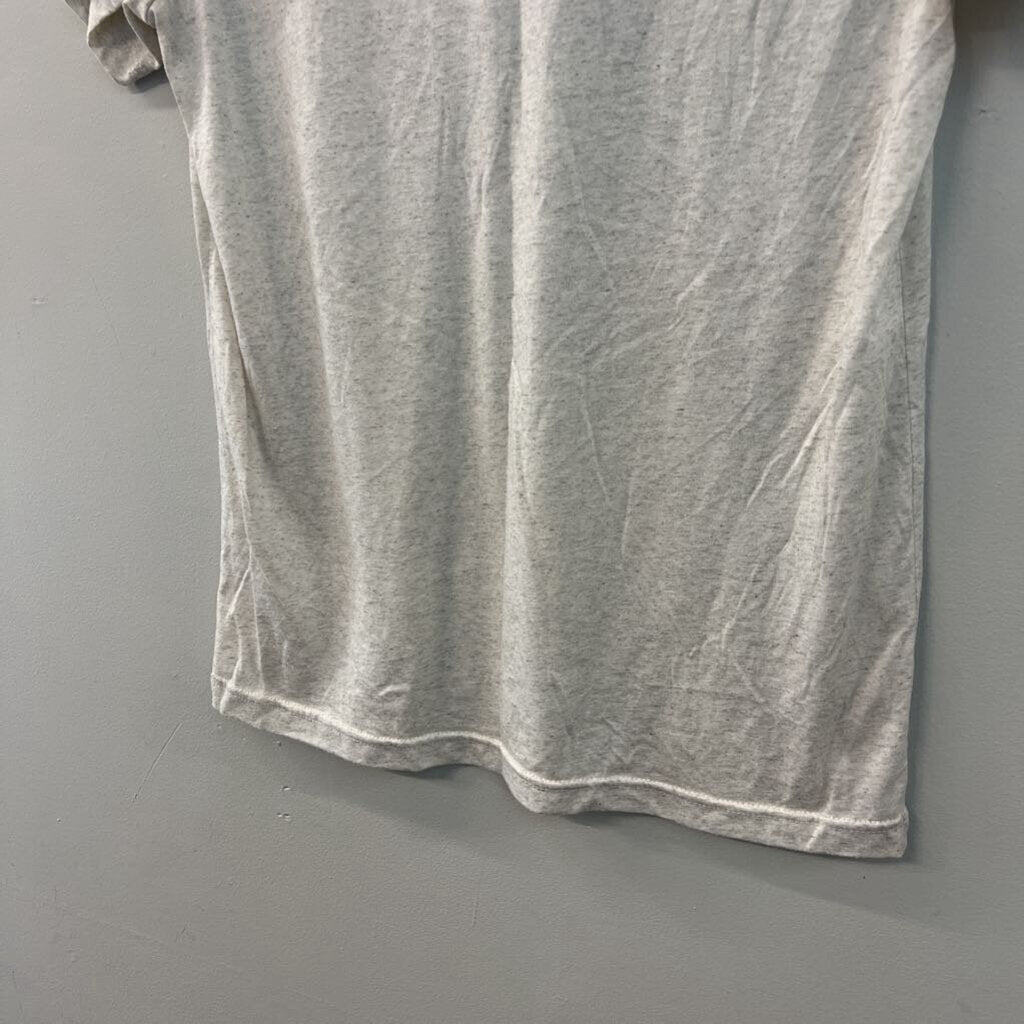 Bella Canvas Grey/ Black Print Short Sleeve Graphic Tee Medium