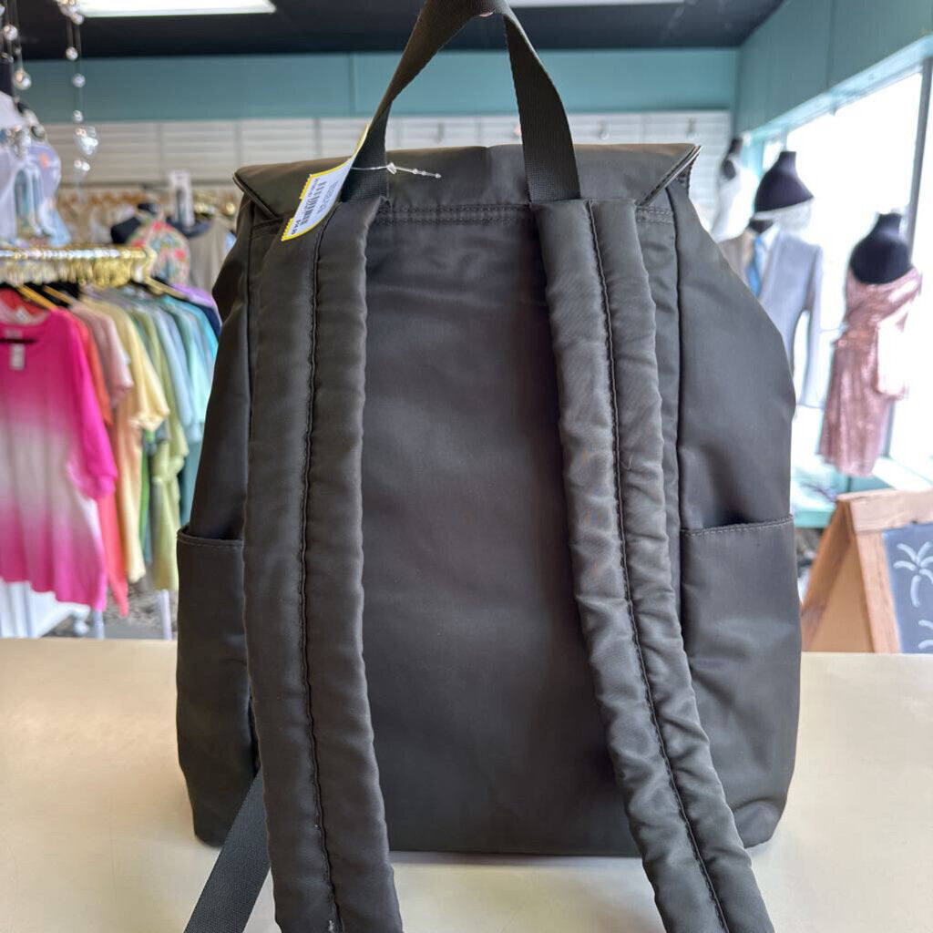 Green Nylon Backpack