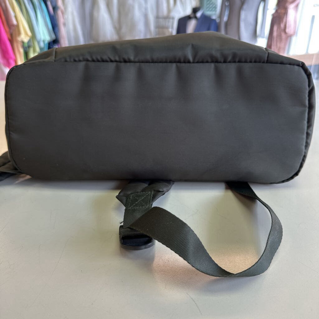 Green Nylon Backpack