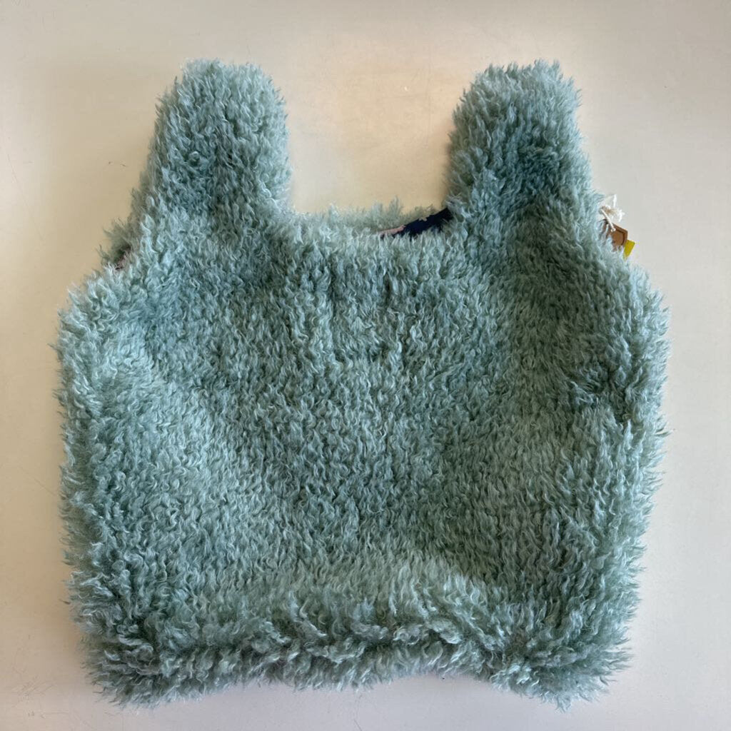 Natural Life Green Fuzzy Purse
