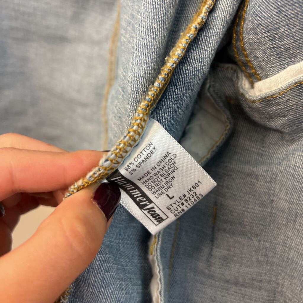 Hammer Medium Wash Denim Jacket Large