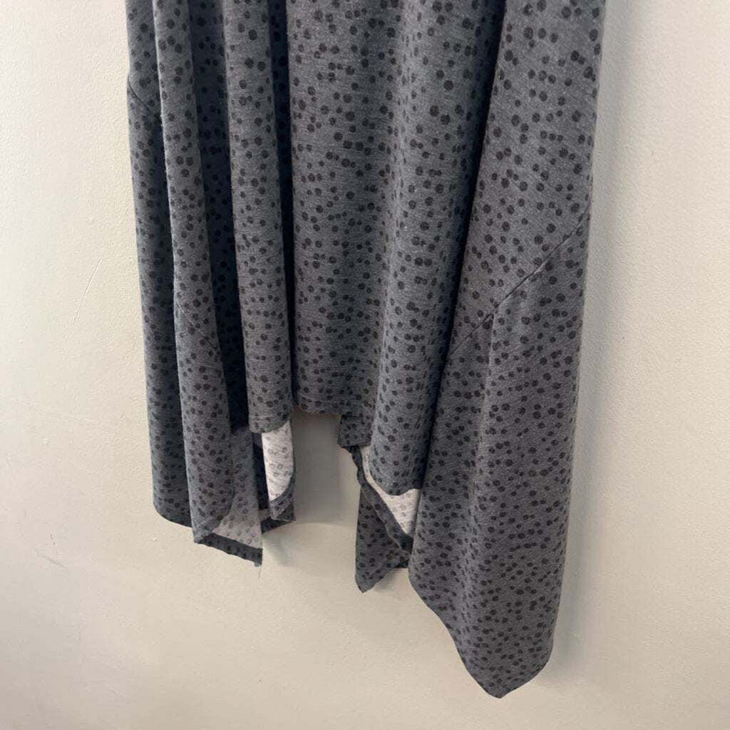 Camille and Company Grey Dot Print Dress Medium