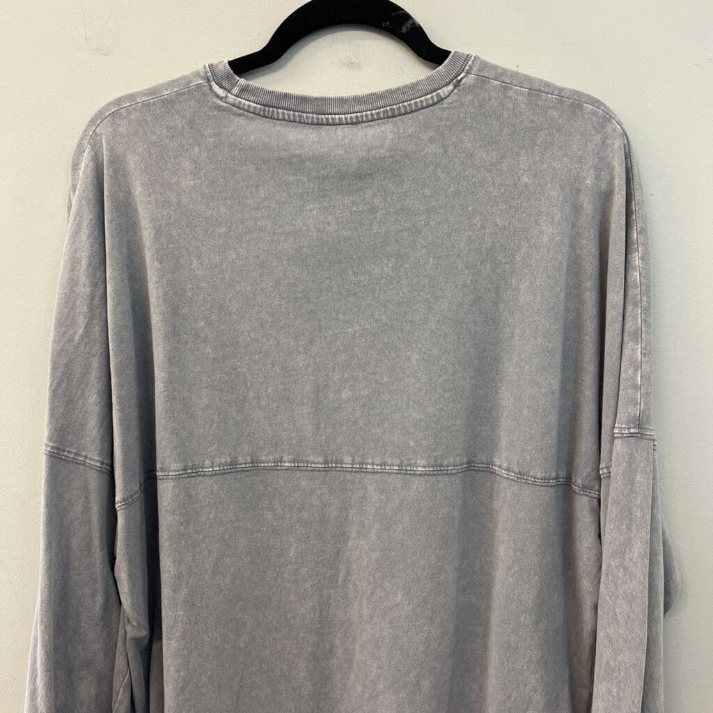 Gameday Couture Grey/ Multi Seattle Football Long Sleeve Graphic Tee Large