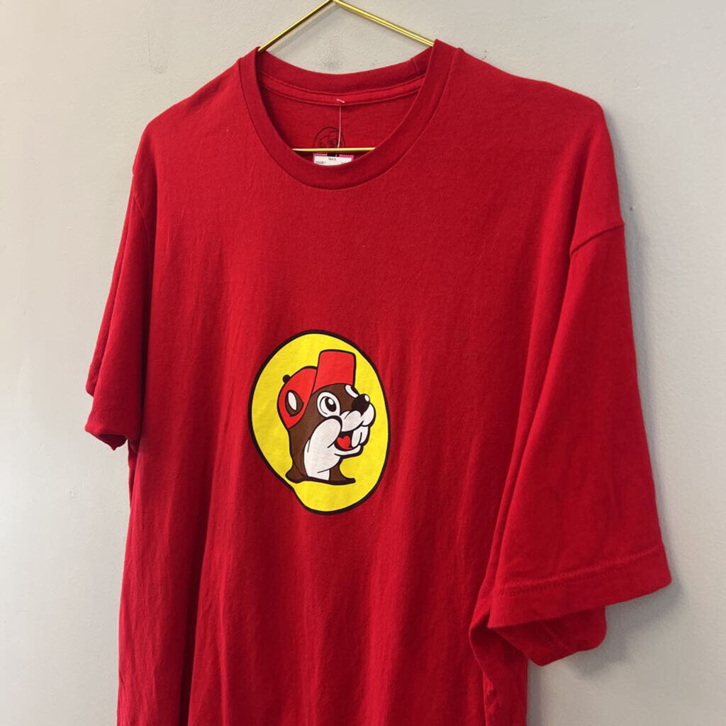 Bucees Red Short Sleeve Graphic Tee Large
