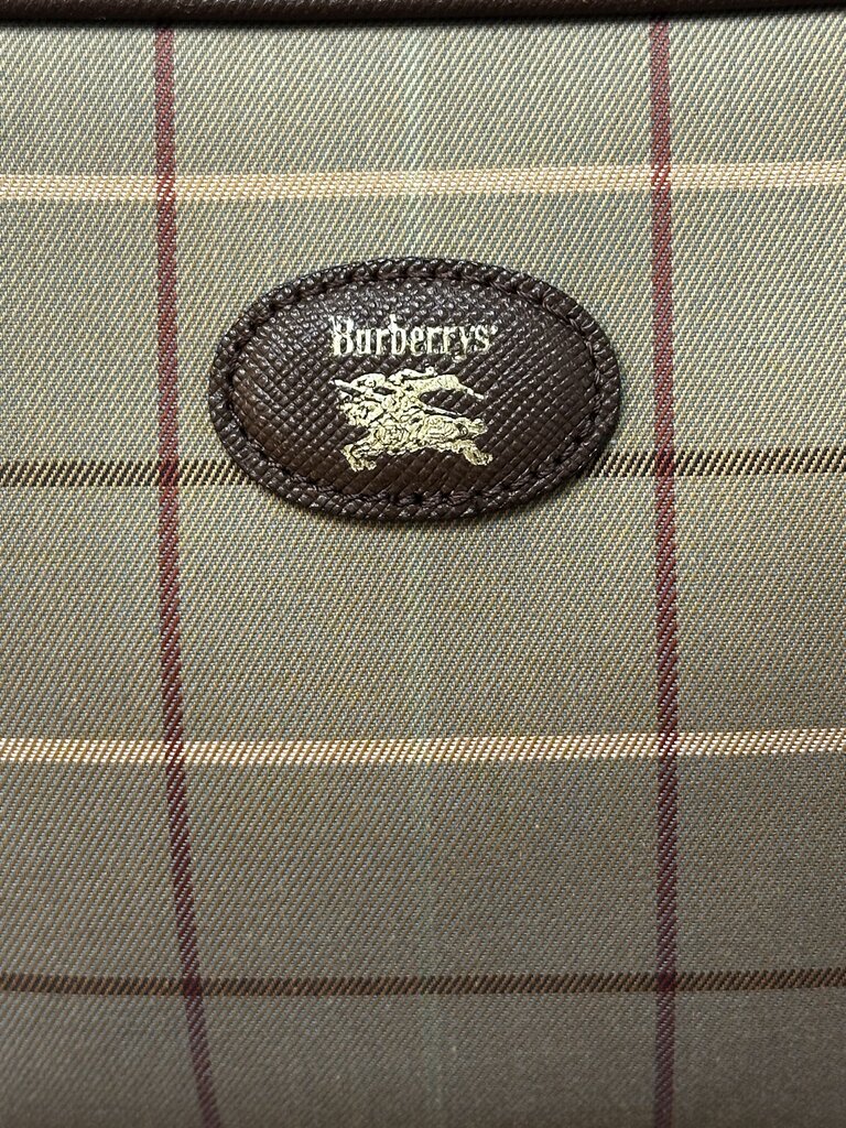 Burberry Nova Check Clutch Bag Canvas and Leather