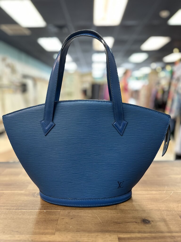Louis Vuitton Epi Saint Jacques Toledo Blue