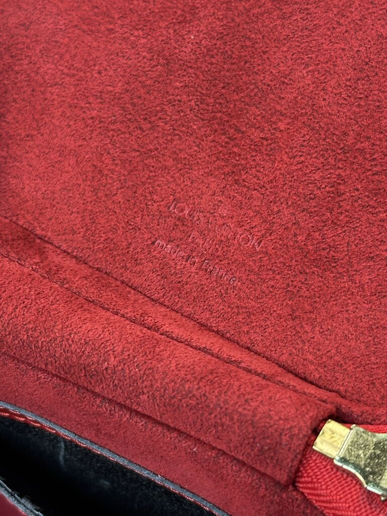 Louis Vuitton Epi Leather Bucket Bag Red