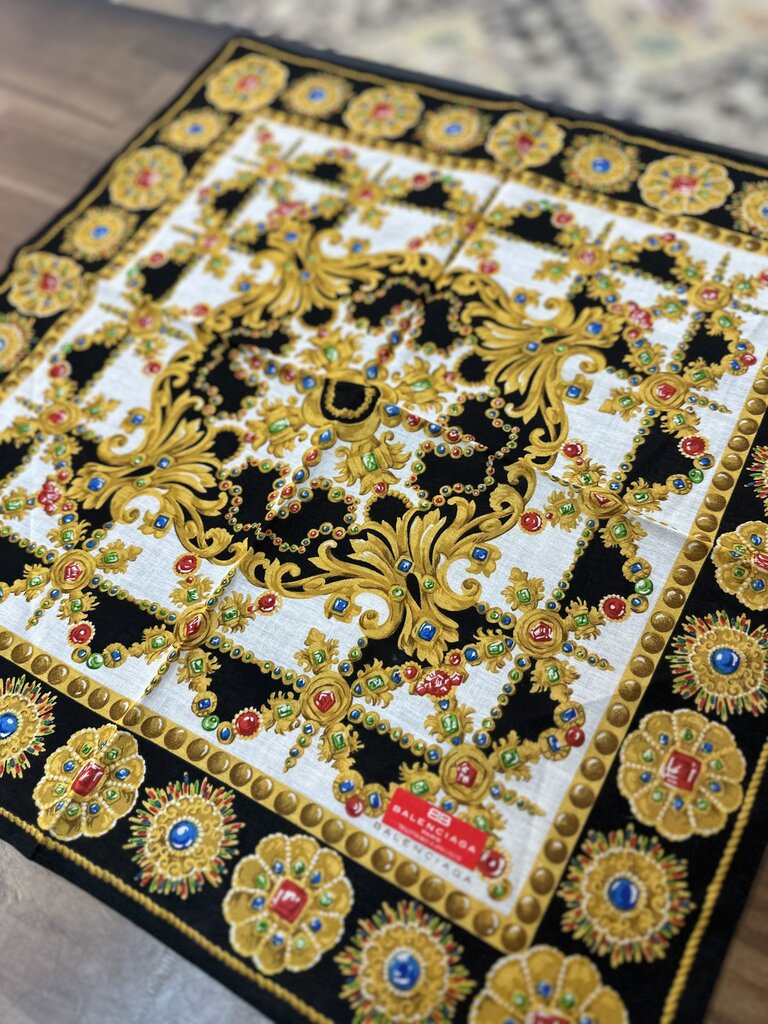 Balenciaga 100% Cotton Scarf