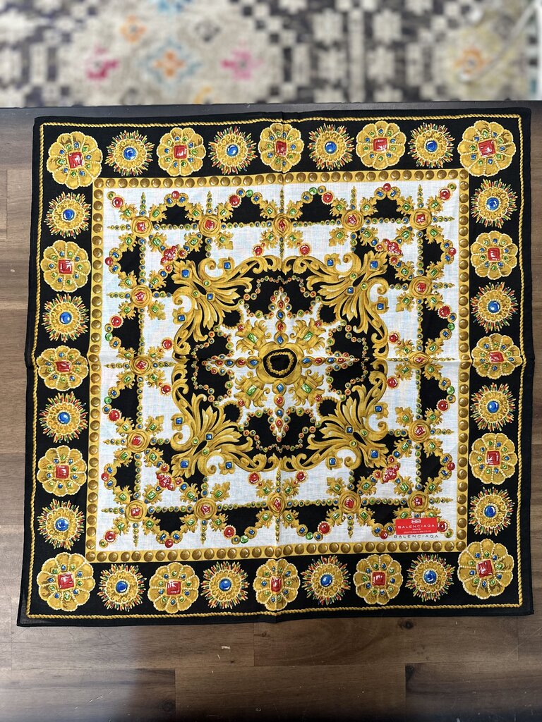 Balenciaga 100% Cotton Scarf