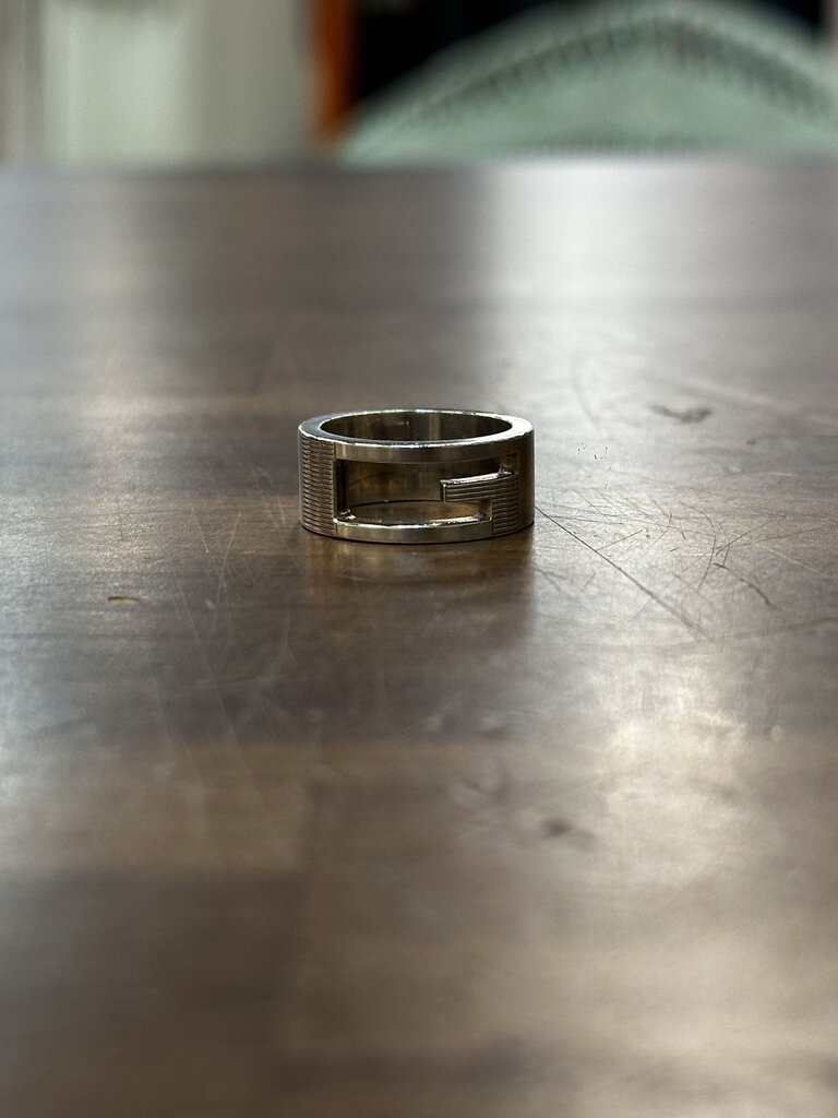 Gucci Vintage Silver 925 Ring Size 4.5