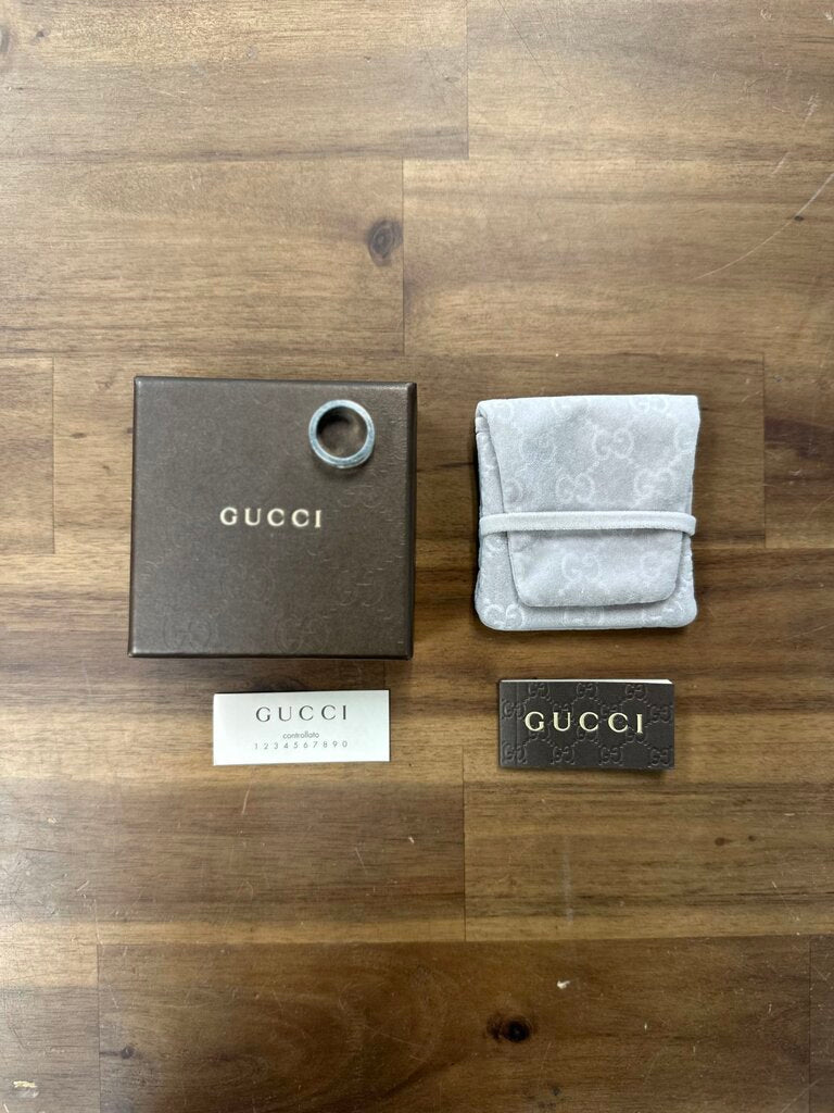 Gucci Vintage Silver 925 Ring Size 4.5